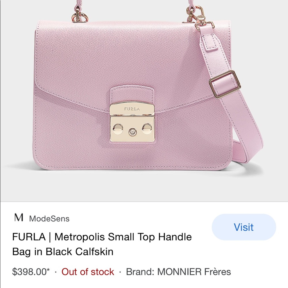 Brand new Furla Metropolis small top handle bag